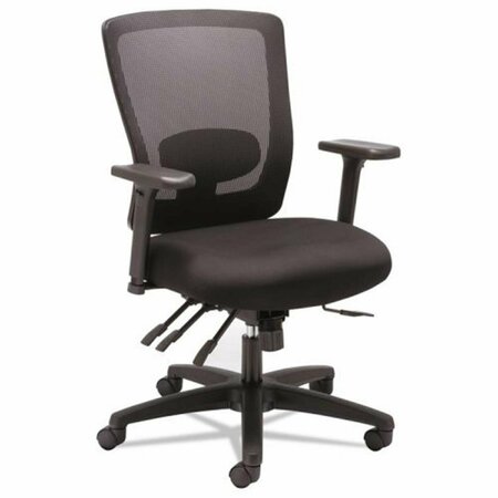 FINE-LINE ALE Envy Series Mesh Mid-Back Multifunction Chair, Black FI2659254